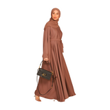 FLARED SLEEVE UMBRELLA CUT CLOSED ABAYA