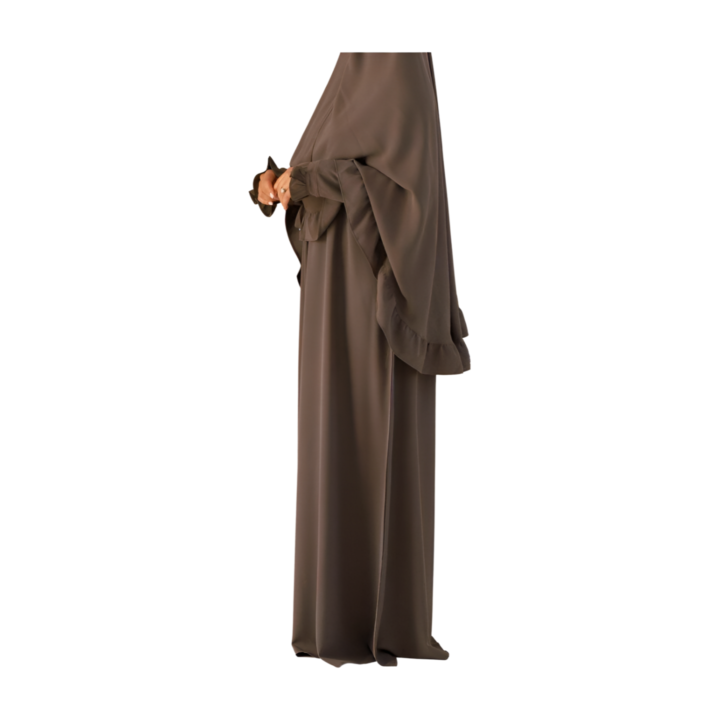 Abaya with Ruffles