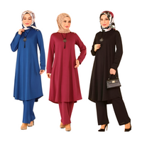 Three Piece Sets Abaya