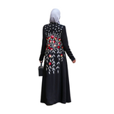 Body Embroidery Abaya Gown