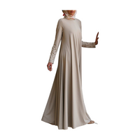 Flared Jersey Maxi Abaya