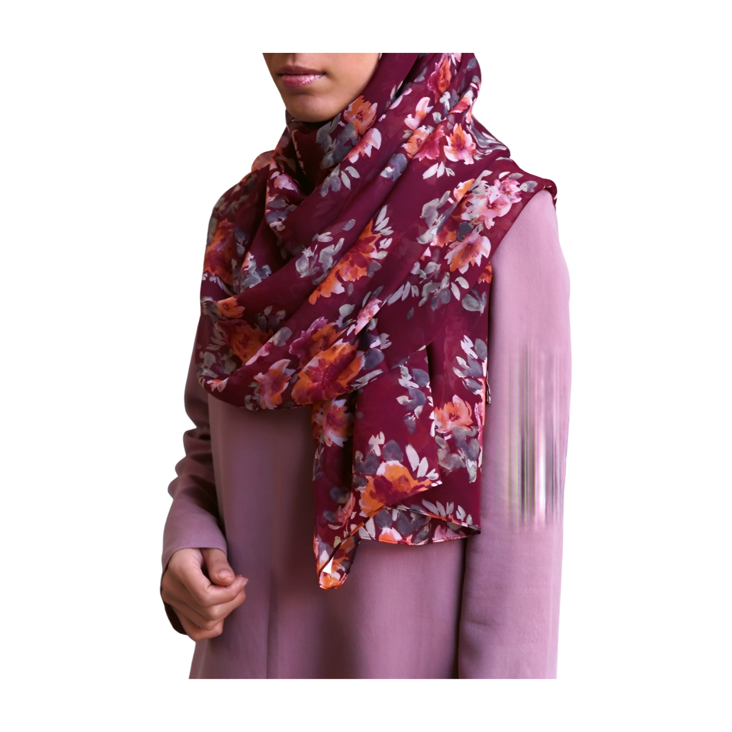 Print Luxury Chiffon Hijab Style